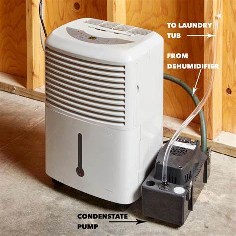 dehumidifier basement dehumidifiers draining familyhandyman asthma remodeling homeowners